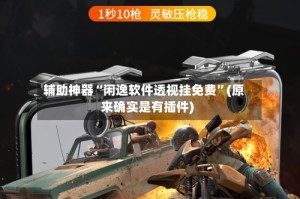 辅助神器“闲逸软件透视挂免费”(原来确实是有插件)