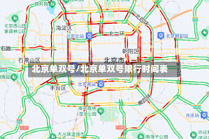 北京单双号/北京单双号限行时间表