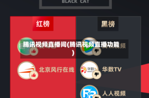 腾讯视频直播间(腾讯视频直播功能)