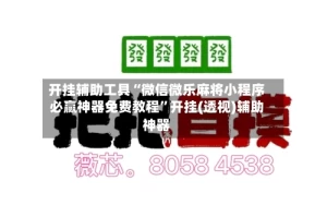 开挂辅助工具“微信微乐麻将小程序必赢神器免费教程”开挂(透视)辅助神器