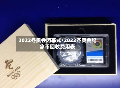 2022冬奥会闭幕式/2022冬奥会纪念币回收费用表-第1张图片