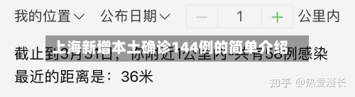 上海新增本土确诊144例的简单介绍-第3张图片