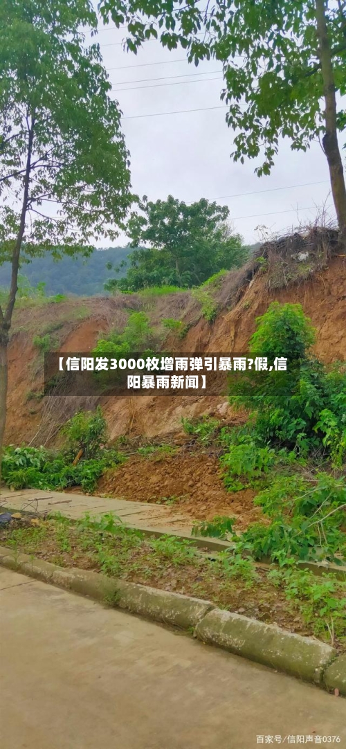 【信阳发3000枚增雨弹引暴雨?假,信阳暴雨新闻】-第1张图片