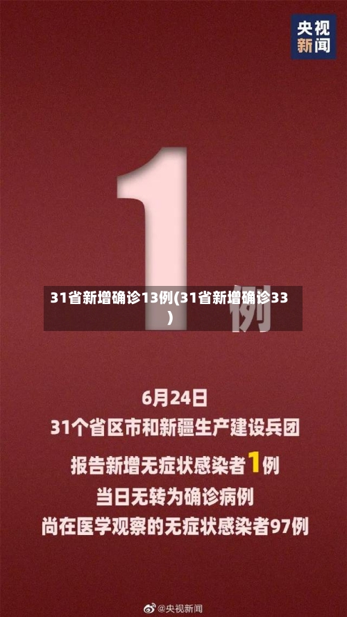 31省新增确诊13例(31省新增确诊33)-第1张图片