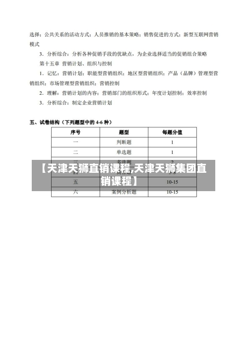 【天津天狮直销课程,天津天狮集团直销课程】-第1张图片