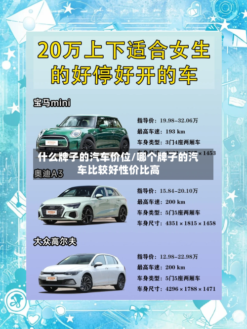 什么牌子的汽车价位/哪个牌子的汽车比较好性价比高-第1张图片