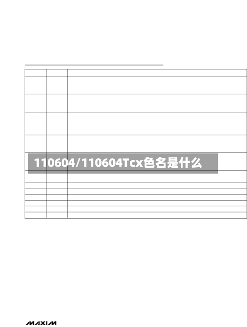 110604/110604Tcx色名是什么-第2张图片