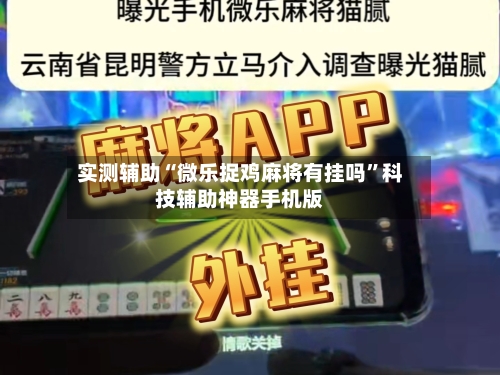 实测辅助“微乐捉鸡麻将有挂吗	”科技辅助神器手机版-第2张图片