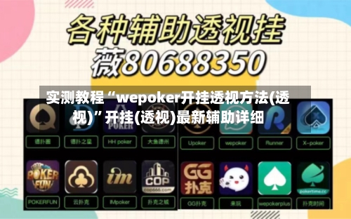 实测教程“wepoker开挂透视方法(透视)	”开挂(透视)最新辅助详细-第1张图片