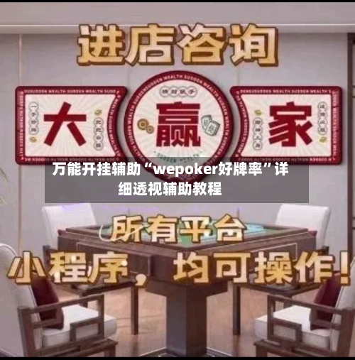 万能开挂辅助“wepoker好牌率”详细透视辅助教程-第2张图片