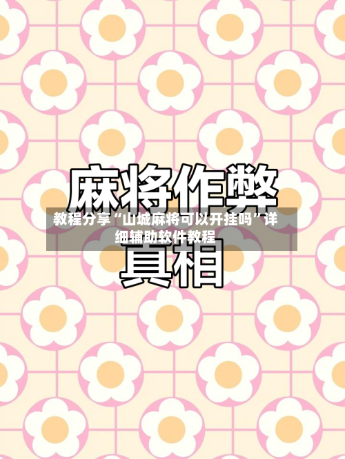 教程分享“山城麻将可以开挂吗	”详细辅助软件教程-第2张图片