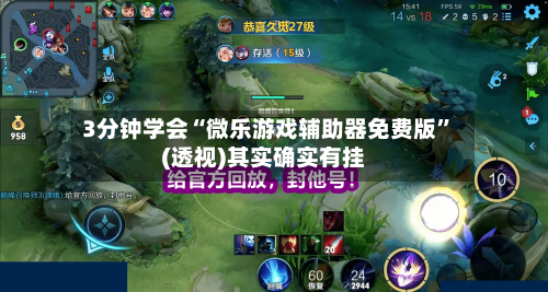 3分钟学会“微乐游戏辅助器免费版”(透视)其实确实有挂-第2张图片