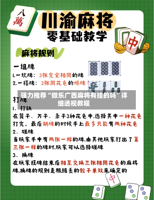 强力推荐“微乐广西麻将有挂的吗”详细透视教程-第1张图片