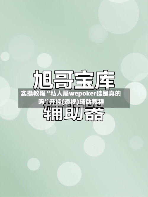 实操教程“私人局wepoker挂是真的吗	”开挂(透视)辅助教程-第2张图片