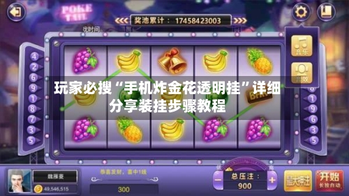 玩家必搜“手机炸金花透明挂	”详细分享装挂步骤教程-第1张图片