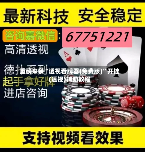 重磅来袭“透视看牌器(免费版)”开挂(透视)辅助教程-第1张图片