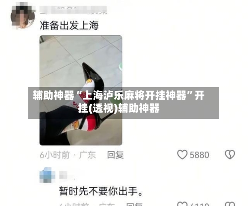 辅助神器“上海泸乐麻将开挂神器	”开挂(透视)辅助神器-第1张图片