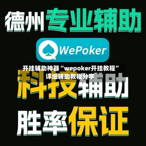 开挂辅助神器“wepoker开挂教程”详细辅助教程分享-第1张图片