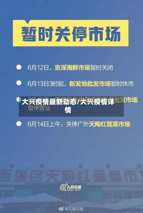 大兴疫情最新动态/大兴疫情详情-第1张图片