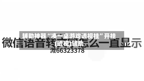 辅助神器“凑一桌游戏透视挂”开挂(透视)辅助-第1张图片