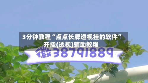 3分钟教程“点点长牌透视挂的软件”开挂(透视)辅助教程-第3张图片