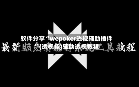 软件分享“wepoker透视辅助插件”(透视挂)辅助透视教程-第2张图片
