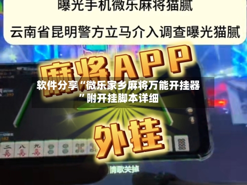 软件分享“微乐家乡麻将万能开挂器”附开挂脚本详细-第1张图片