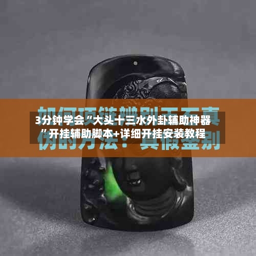 3分钟学会“大头十三水外卦辅助神器”开挂辅助脚本+详细开挂安装教程-第2张图片