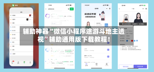 辅助神器“微信小程序途游斗地主透视”辅助通用版下载教程！-第1张图片