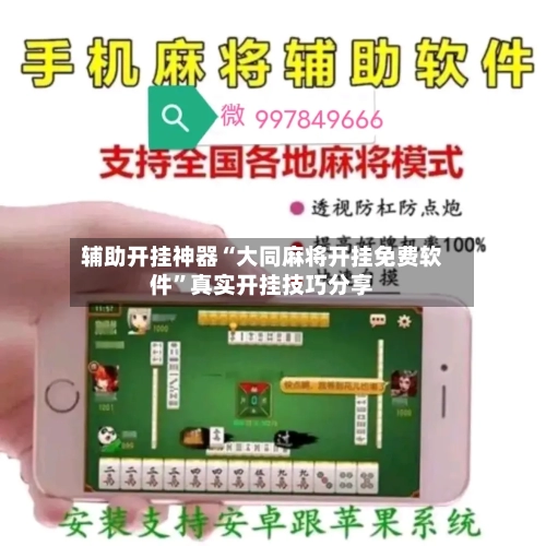 辅助开挂神器“大同麻将开挂免费软件”真实开挂技巧分享-第3张图片