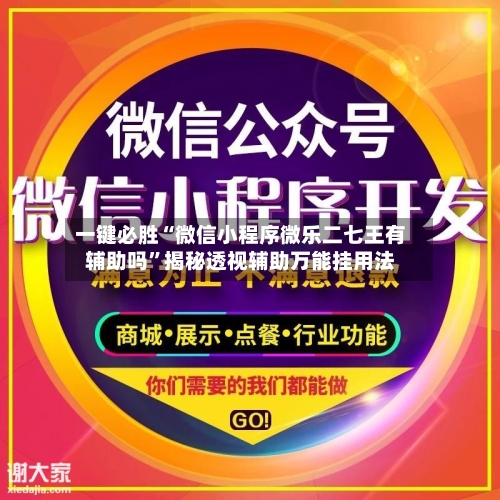 一键必胜“微信小程序微乐二七王有辅助吗”揭秘透视辅助万能挂用法-第1张图片