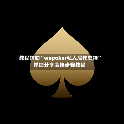 教程辅助“wepoker私人局作弊挂	”详细分享装挂步骤教程-第1张图片