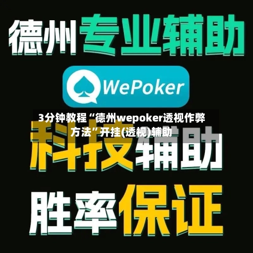 3分钟教程“德州wepoker透视作弊方法	”开挂(透视)辅助-第2张图片