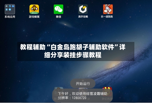 教程辅助“白金岛跑胡子辅助软件	”详细分享装挂步骤教程-第1张图片