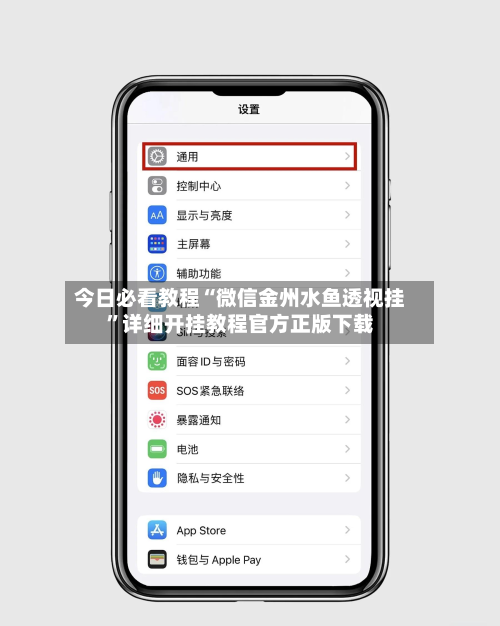 今日必看教程“微信金州水鱼透视挂”详细开挂教程官方正版下载-第1张图片