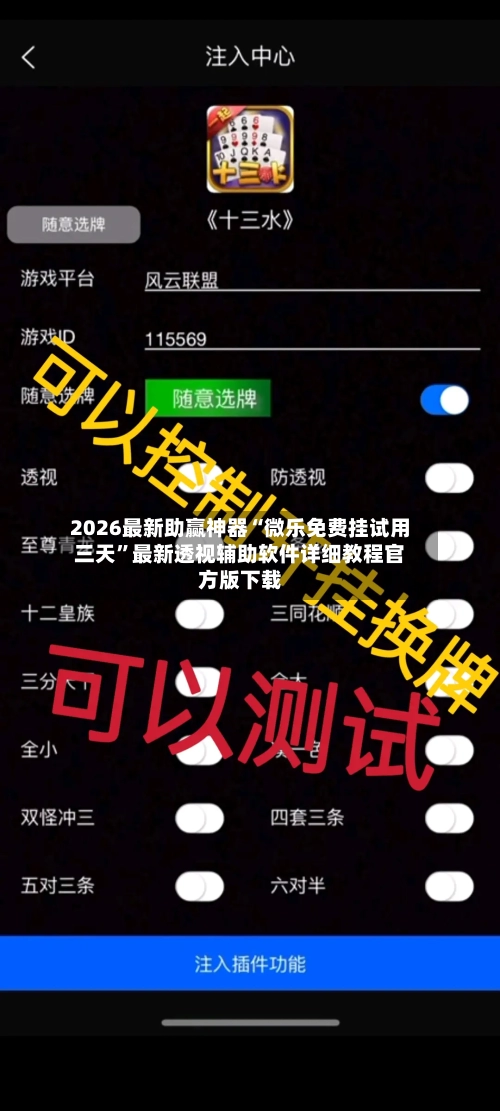 2026最新助赢神器“微乐免费挂试用三天”最新透视辅助软件详细教程官方版下载-第3张图片