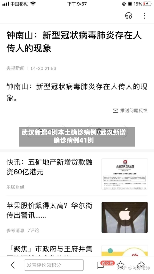 武汉新增4例本土确诊病例/武汉新增确诊病例41例-第3张图片