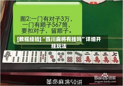 [教程经验]“四川麻将有挂吗	”详细开挂玩法-第2张图片