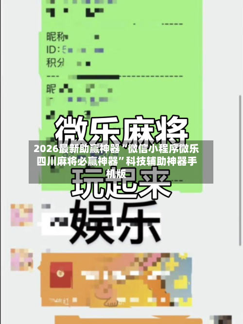 2026最新助赢神器“微信小程序微乐四川麻将必赢神器”科技辅助神器手机版-第3张图片