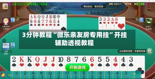 3分钟教程“微乐亲友房专用挂”开挂辅助透视教程-第2张图片