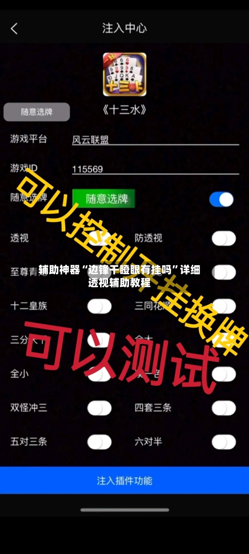 辅助神器“边锋干瞪眼有挂吗	”详细透视辅助教程-第1张图片