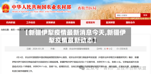 【新疆伊犁疫情最新消息今天,新疆伊犁疫情最新动态】-第1张图片