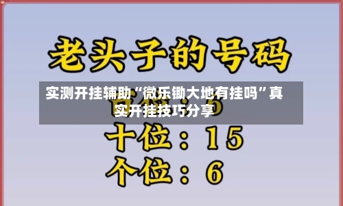 实测开挂辅助“微乐锄大地有挂吗	”真实开挂技巧分享-第1张图片