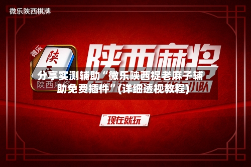 分享实测辅助“微乐陕西捉老麻子辅助免费插件”(详细透视教程)-第1张图片
