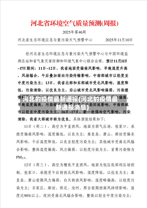 河北的疫情最新通报(河北的疫情最新通报消息)-第1张图片