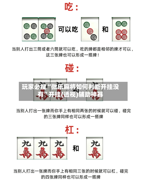 玩家必搜“微乐麻将如何判断开挂没有”开挂(透视)辅助神器-第1张图片
