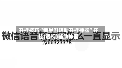 开挂技巧“新星游辅助开挂神器	”开挂(透视)辅助神器-第1张图片