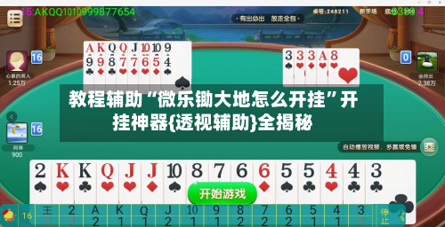 教程辅助“微乐锄大地怎么开挂”开挂神器{透视辅助}全揭秘-第1张图片