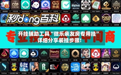 开挂辅助工具“微乐亲友房专用挂”详细分享装挂步骤!-第1张图片