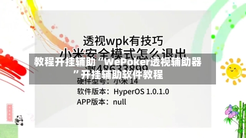 教程开挂辅助“WePoker透视辅助器”开挂辅助软件教程-第1张图片